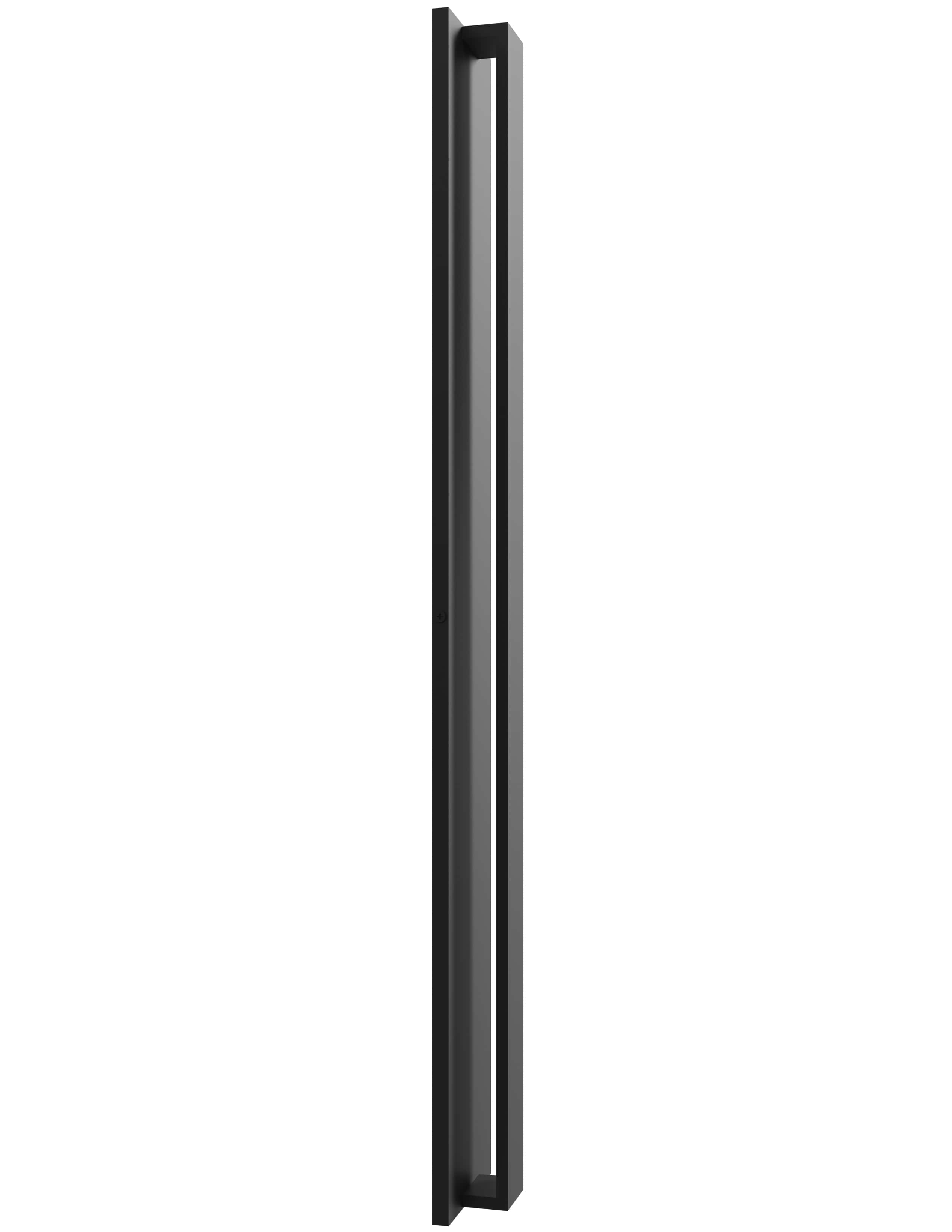 Avenue Outdoor 5-CCT Up/Down LED Wall Sconce AV4924-BK-5CCT three-quarter angle — open top and bottom slots visible, LED emitting in both directions
