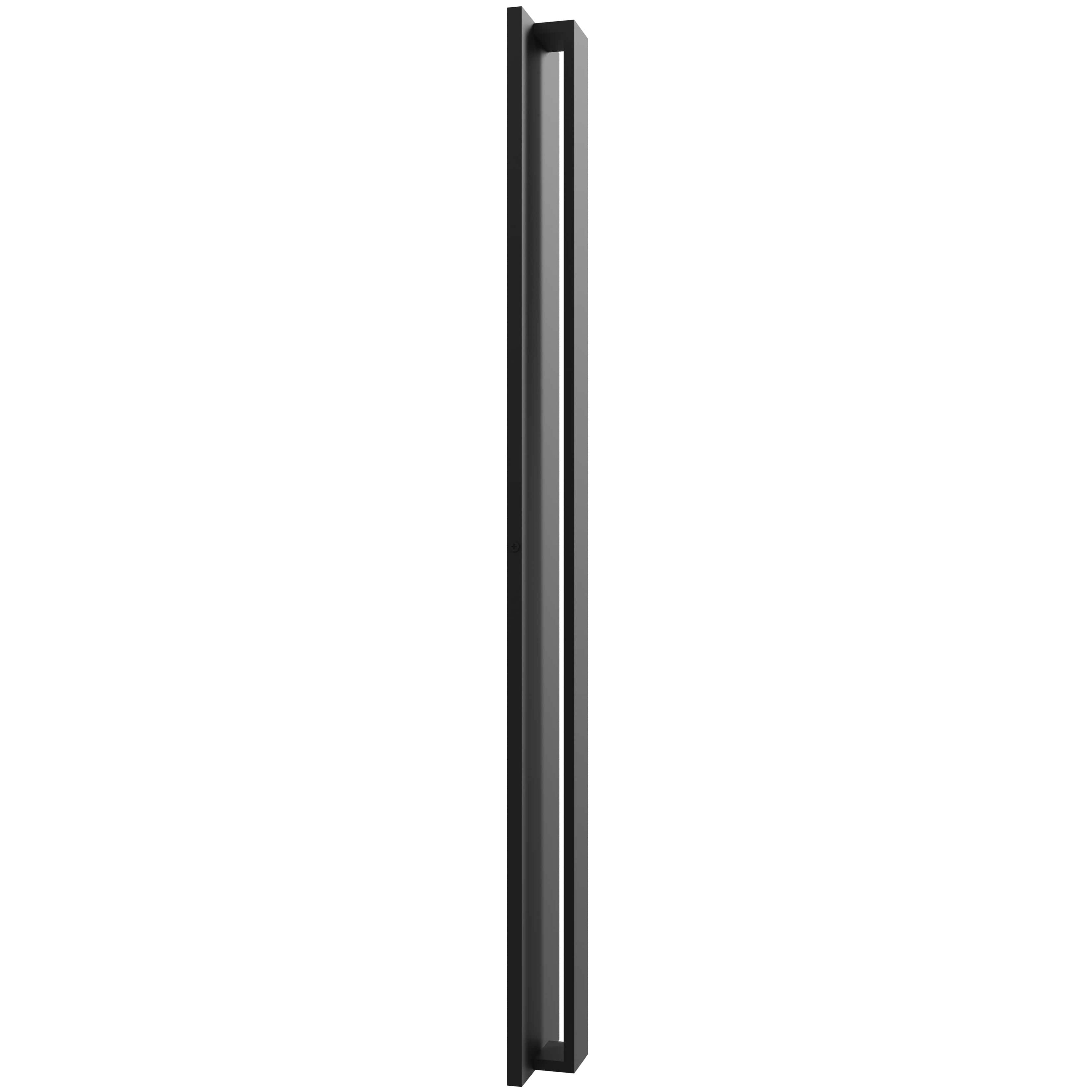 Avenue Outdoor 5-CCT Up/Down LED Wall Sconce AV4924-BK-5CCT three-quarter angle — open top and bottom slots visible, LED emitting in both directions