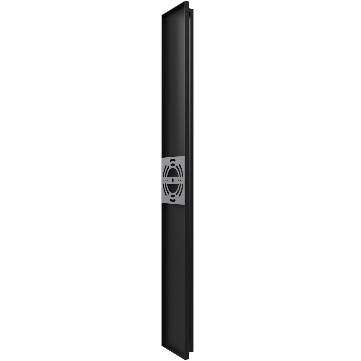 Avenue Outdoor 5-CCT Up/Down LED Wall Sconce AV4924-BK-5CCT side profile — sleek black profile with flat mounting backplate