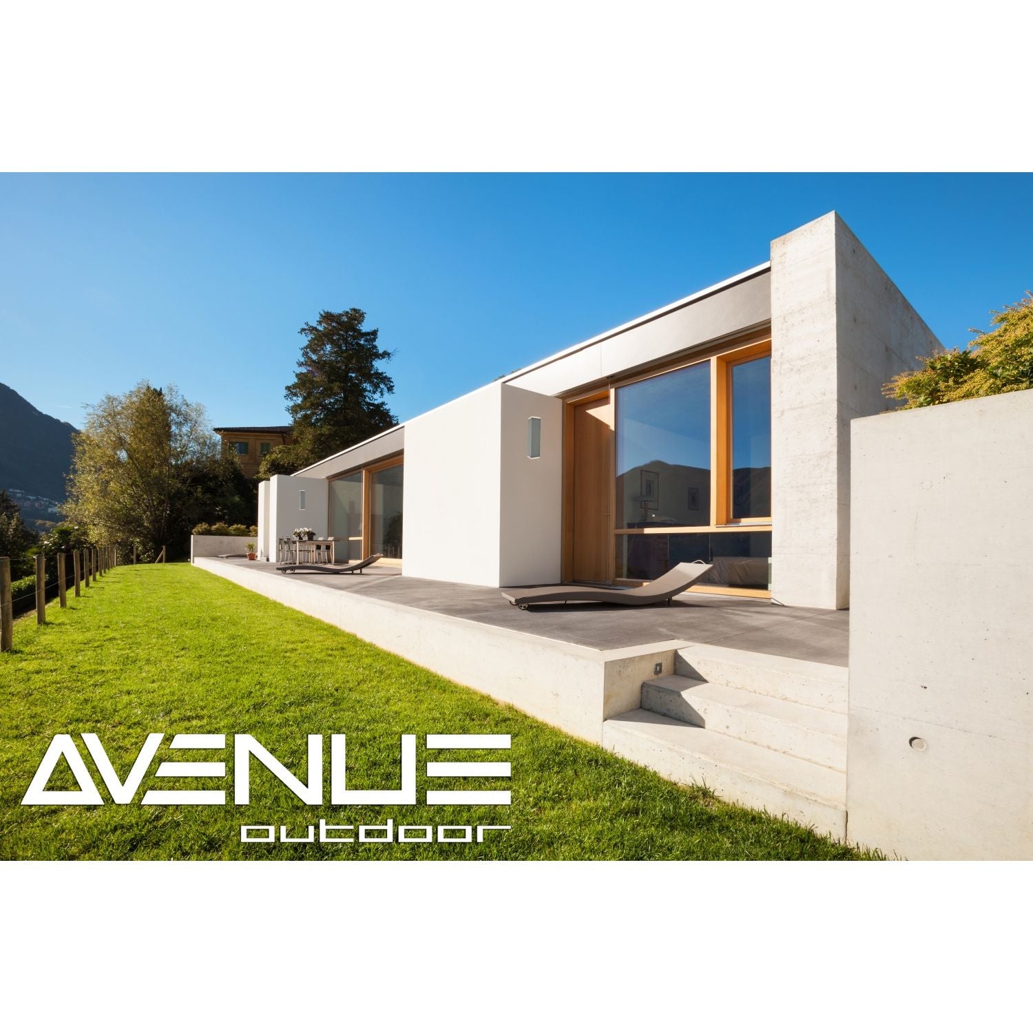 Avenue Outdoor Up/Down LED Wall Sconce AV9892-SLV three-quarter angle — silver body with distinct upper and lower openings for bi-directional light