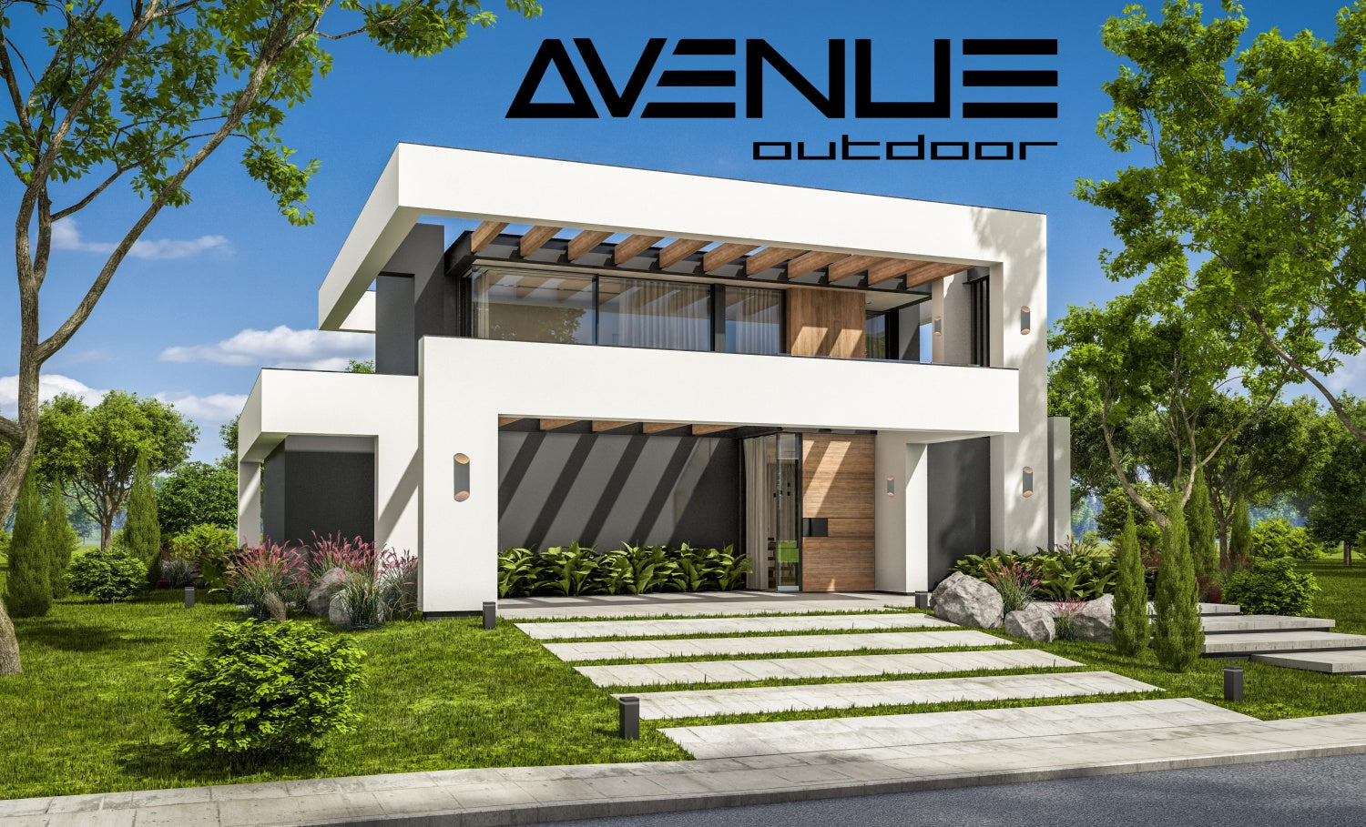 Avenue Cylindrique LED extérieure Murale Profil latéral AV9895-SLV — Projection murale de 7,6 cm (3 pouces), silhouette cylindrique argentée