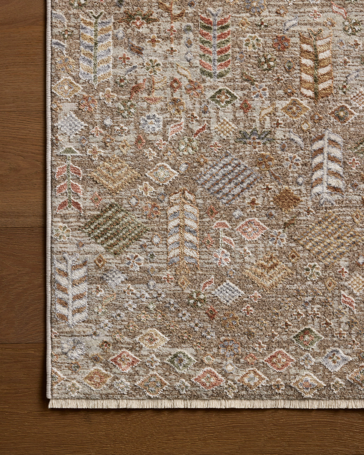 Loloi Rugs AYLNAYL-09MSHM Aylin AYL-09 Mushroom / Multi Area Rug in Mushroom / Multi