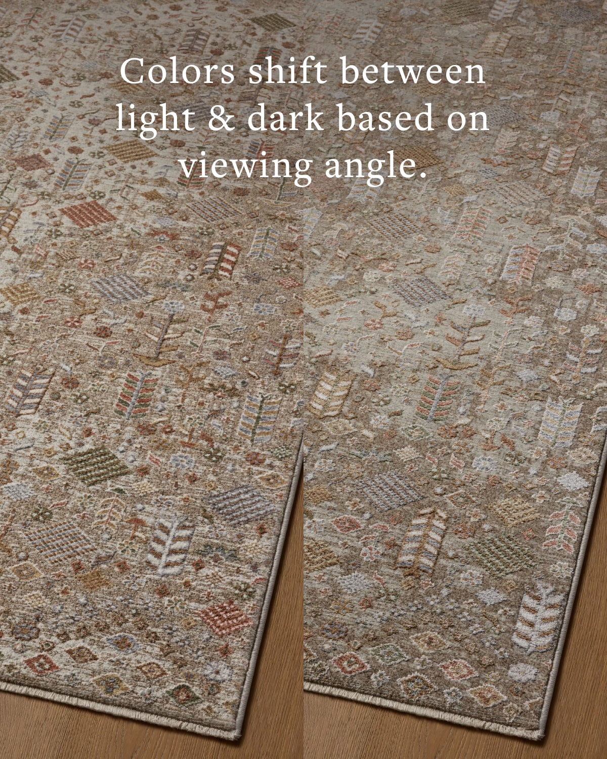 Loloi Rugs AYLNAYL-09MSHM Aylin AYL-09 Mushroom / Multi Area Rug in Mushroom / Multi
