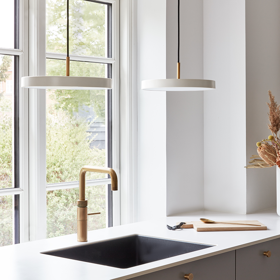Umage 2267 Asteria LED Pendant in Pearl White