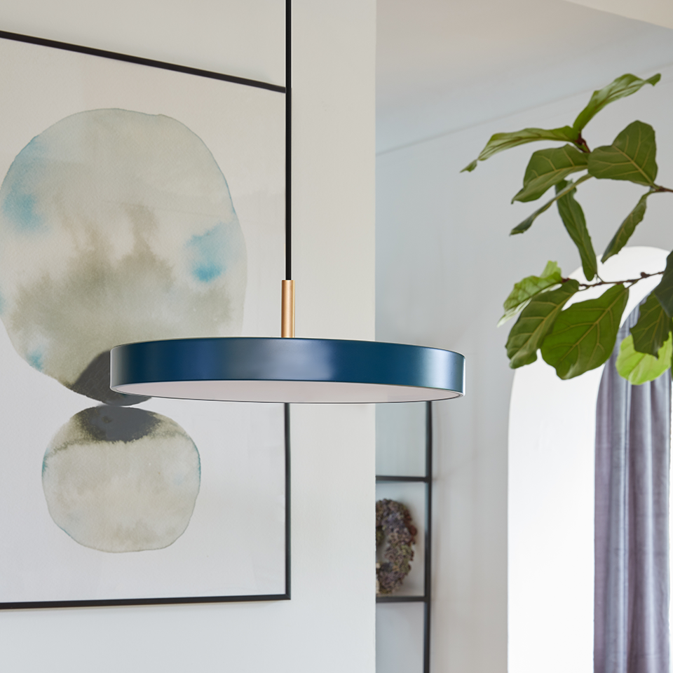 Umage 2270 Asteria LED Pendant in Petrol Blue