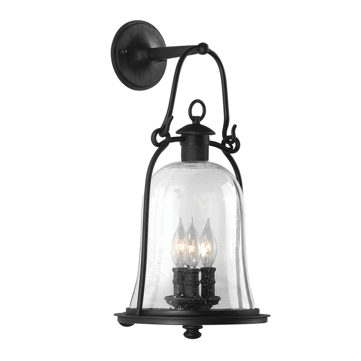 Troy Lighting B9463-TBK Owings Mill Exterior Wall Sconce in Texture Black
