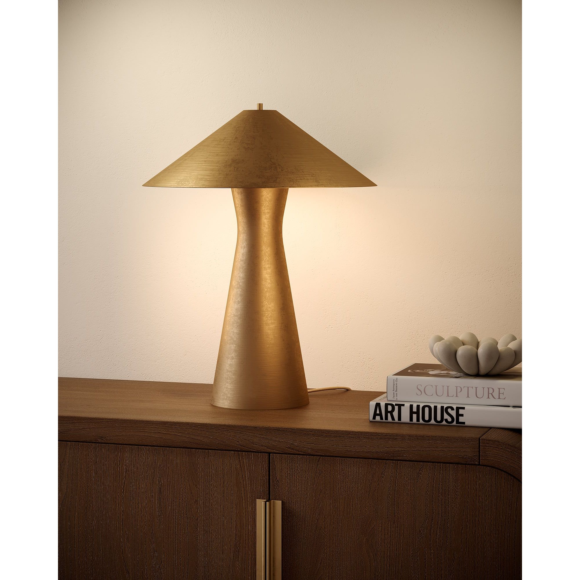 Alora Canada - TL303418VB - Une lampe Lampe de table - Blair - Laiton vintage