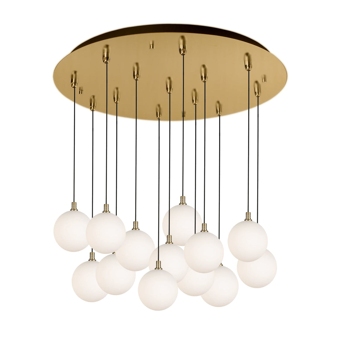 Kuzco Lighting MP3106BGOP-13 Bolla LED Multi Pendant in Brushed Gold