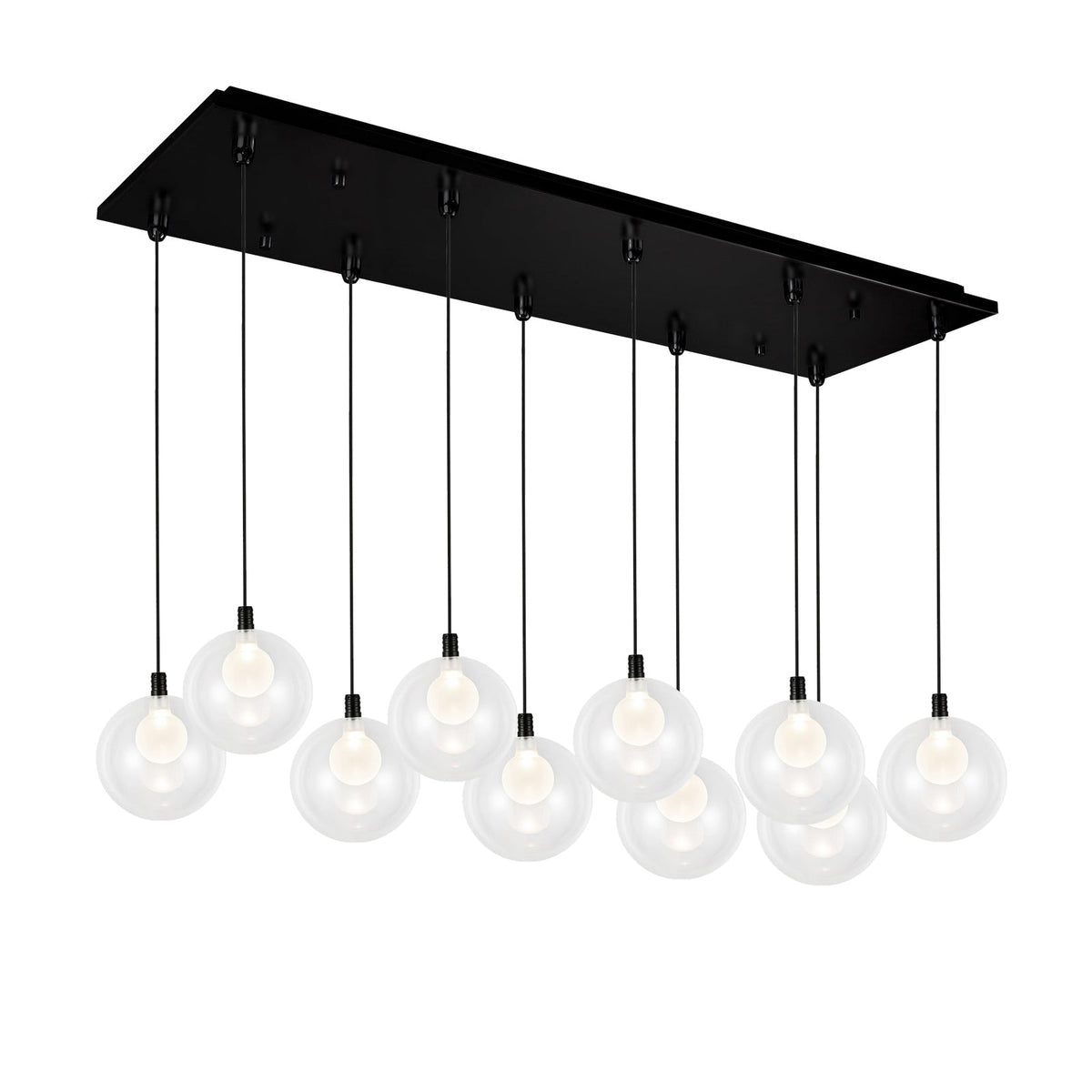 Kuzco Lighting MP3106BG-10 Bolla LED Multi Pendant in Brushed Gold