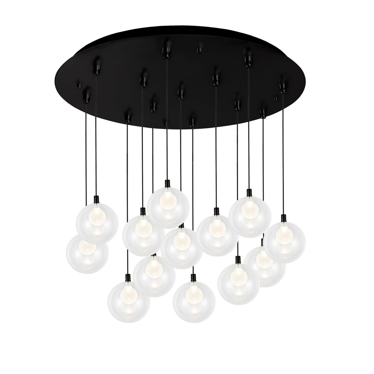 Kuzco Lighting MP3106BG-13 Bolla LED Multi Pendant in Brushed Gold