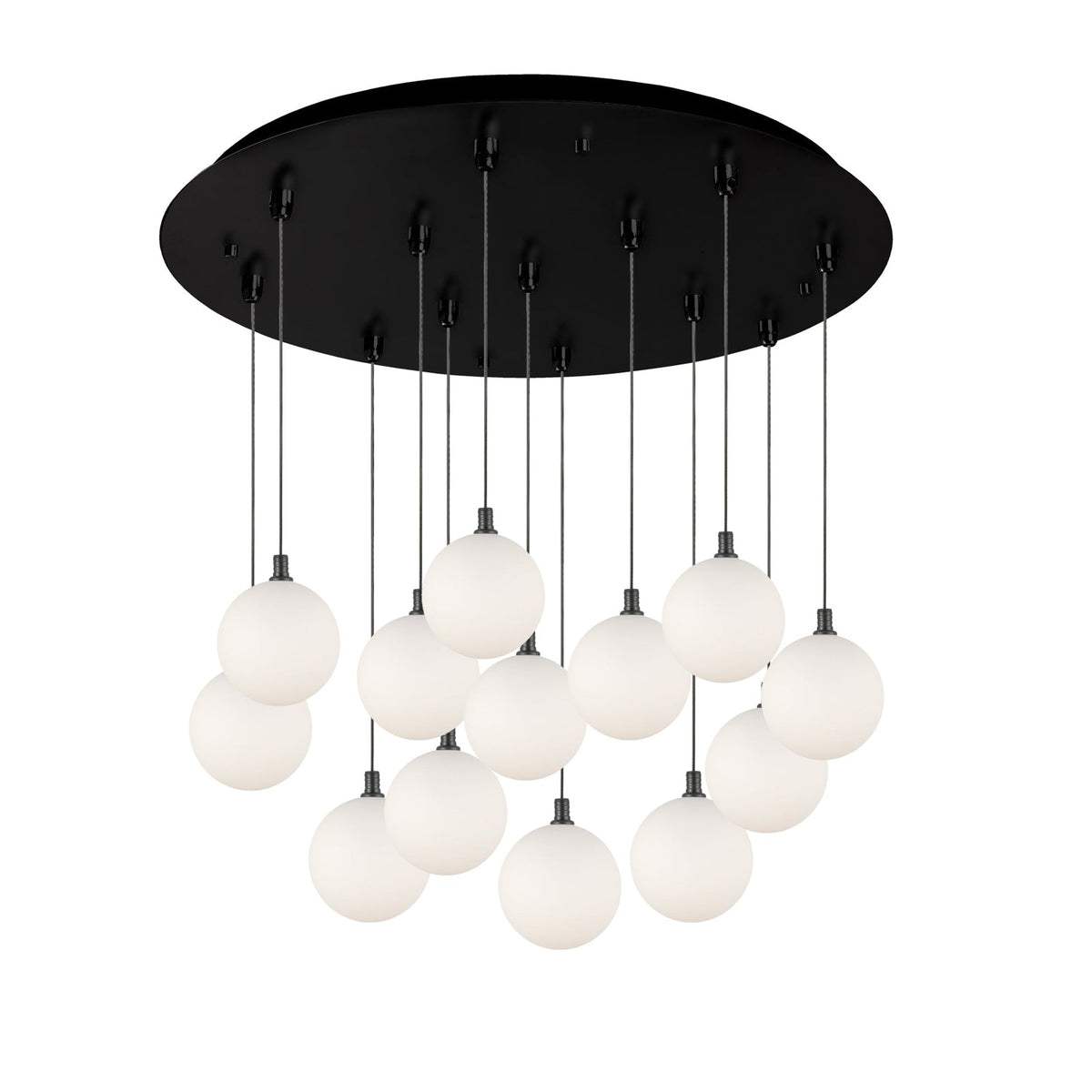 Kuzco Lighting MP3106BKOP-13 Bolla LED Multi Pendant in Black