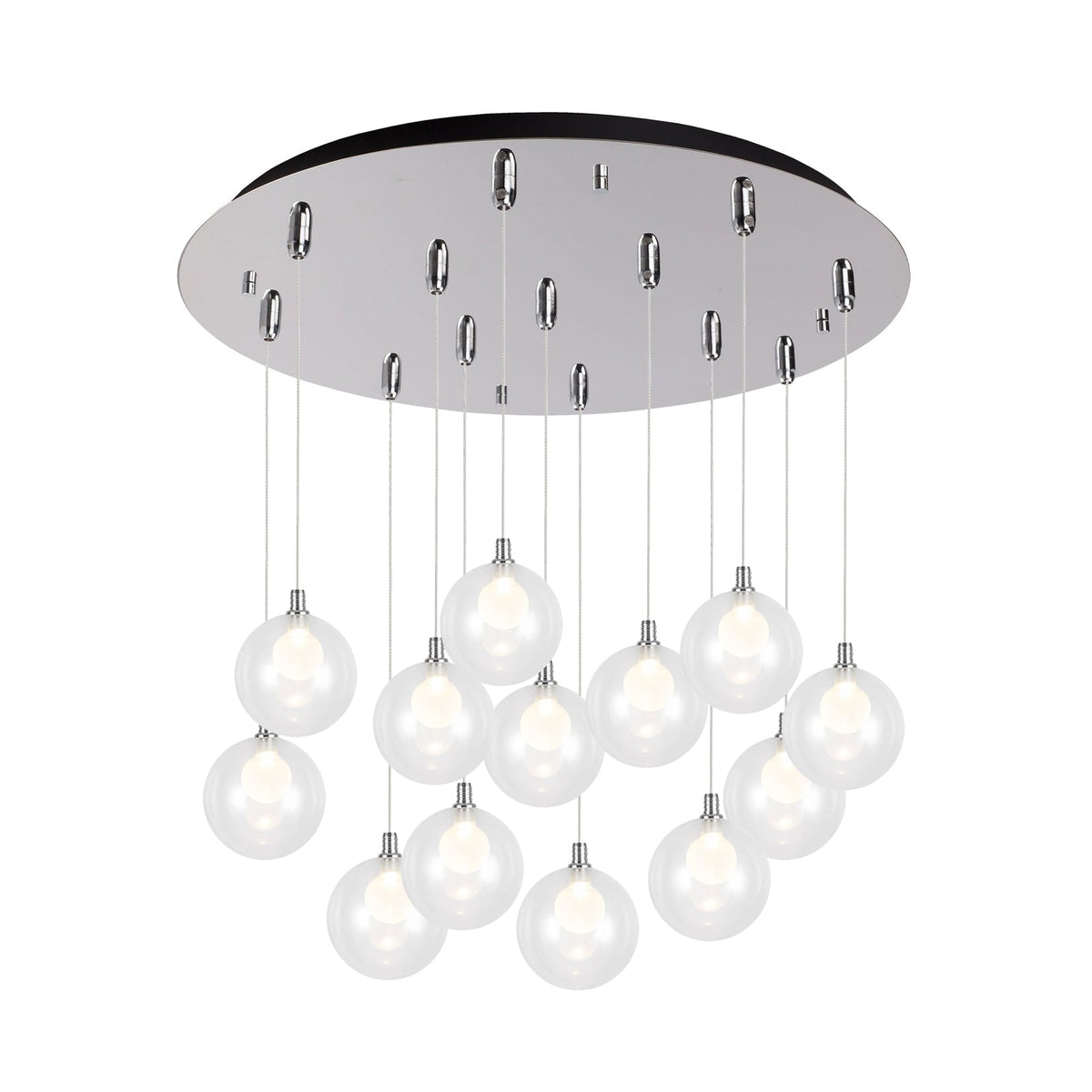 Kuzco Lighting MP3106BG-13 Bolla LED Multi Pendant in Brushed Gold