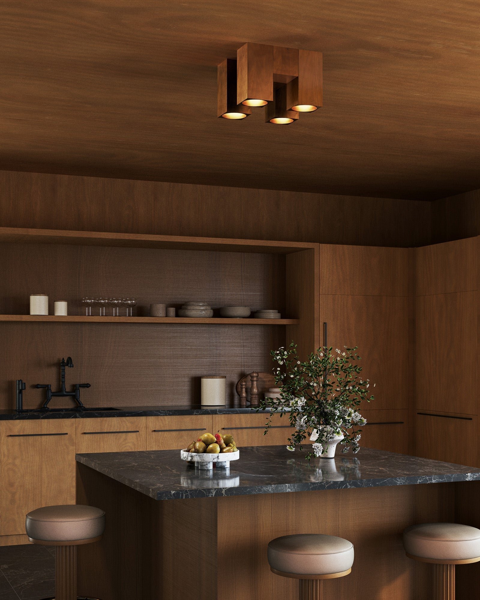 Kuzco Lighting Bosco Semi-Flush Mount