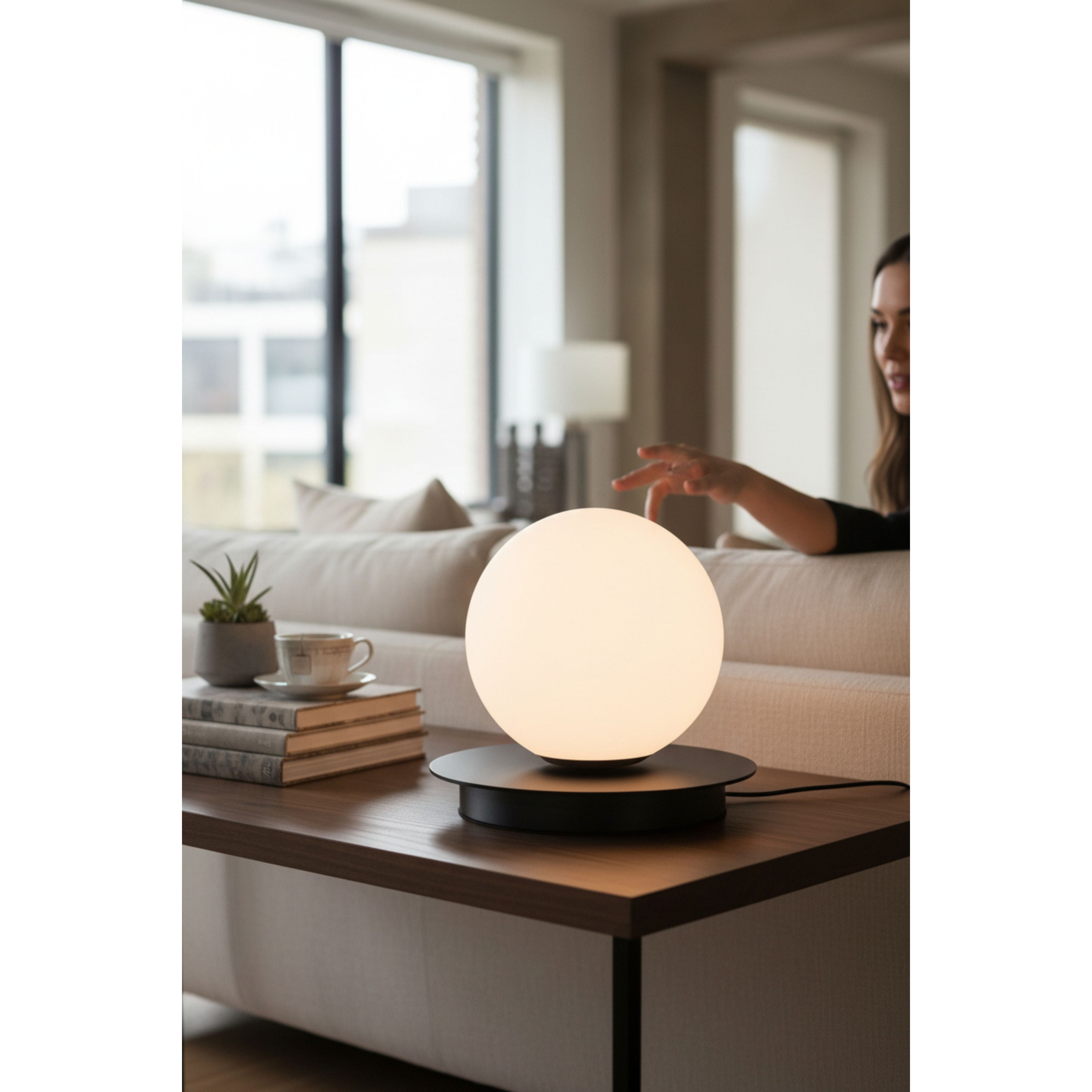 Dainolite Canada - BUR-61T-MB-WH - One Light Table Lamp