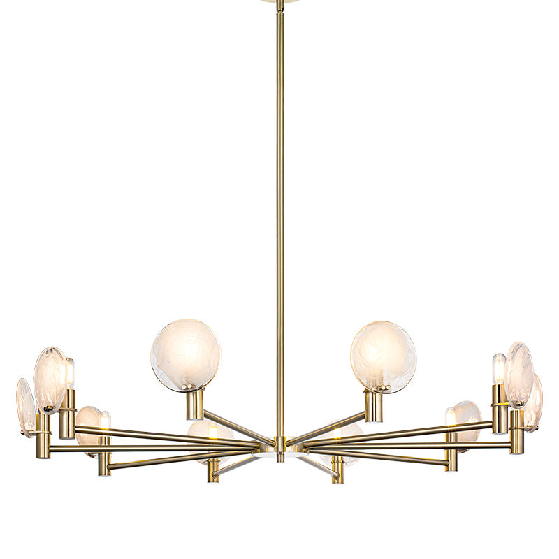 Matteo Canada - C33810CG - Ten Light Pendant - Cloudburst - Champagne Gold