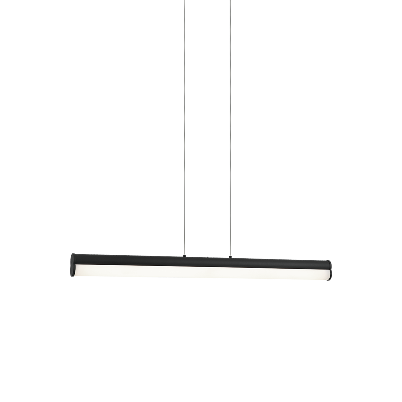 Matteo Lighting C36533MB Junction LED Linear Pendant in Matte Black