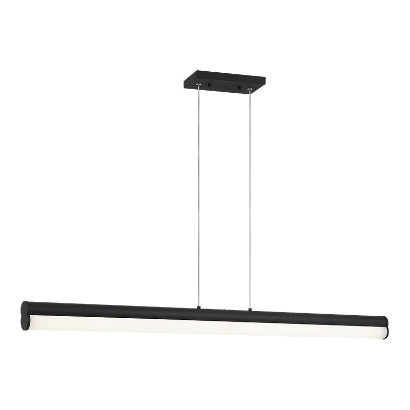 Matteo Lighting C36542MB Junction LED Linear Pendant in Matte Black