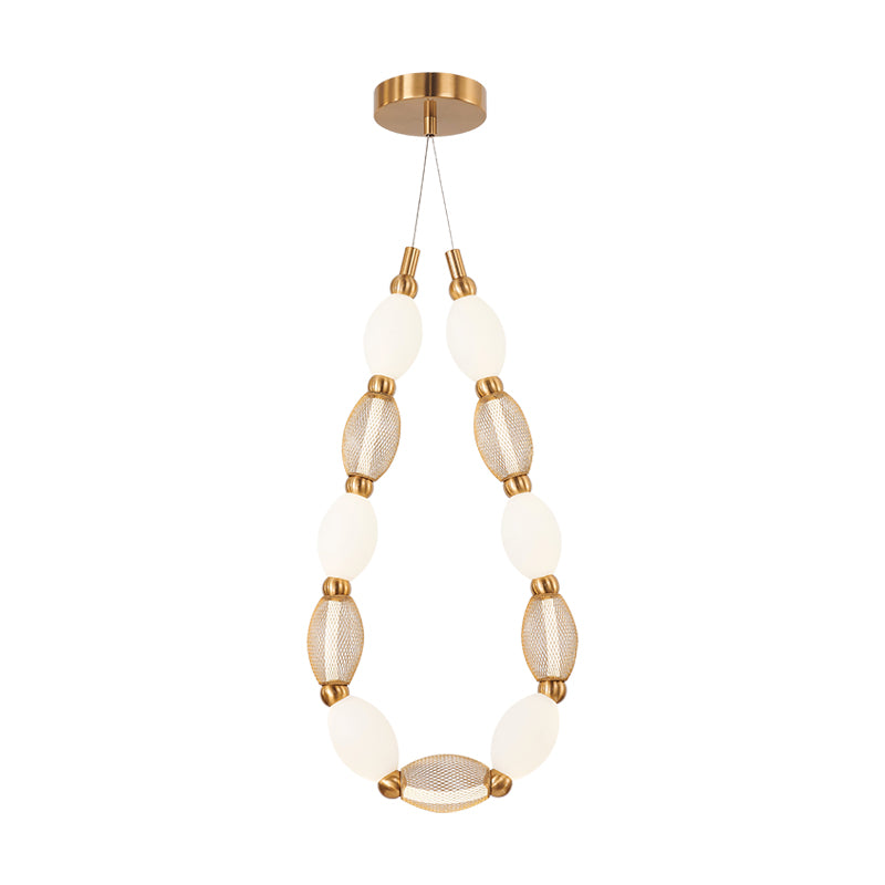 Matteo Lighting C37101AG Tentacles LED Pendant in Aged Gold Brass