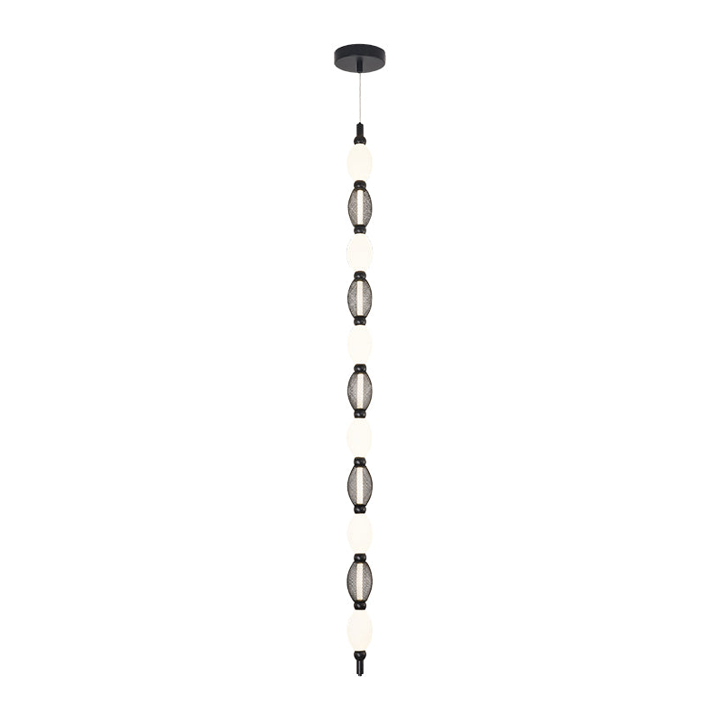 Matteo Lighting C37101BK Tentacles LED Pendant in Black
