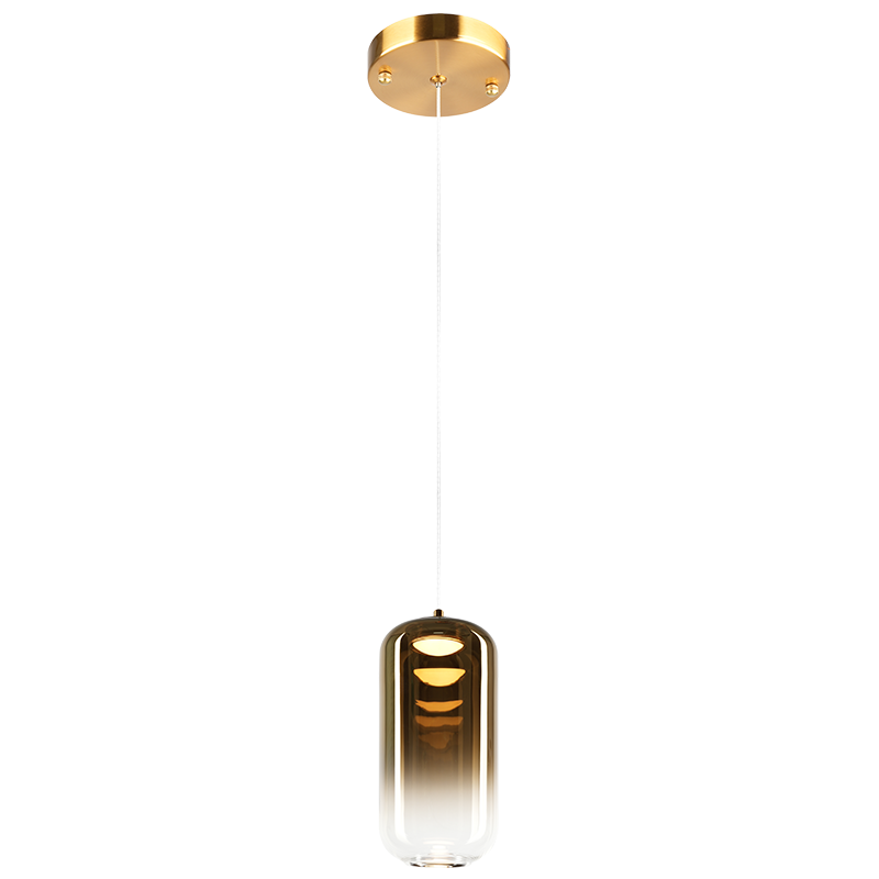 Matteo Lighting C37411AGAG Refrax LED Pendant in Aged Gold Brass