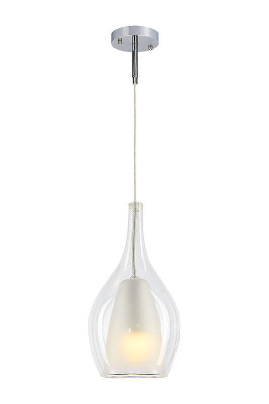 Matteo Lighting C37521CHCL Jericho Pendant in Chrome