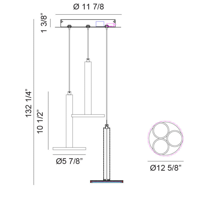 Éclairage Matteo C37703AG LED extraterrestre Suspendu multi-luminaire en laiton doré vieilli