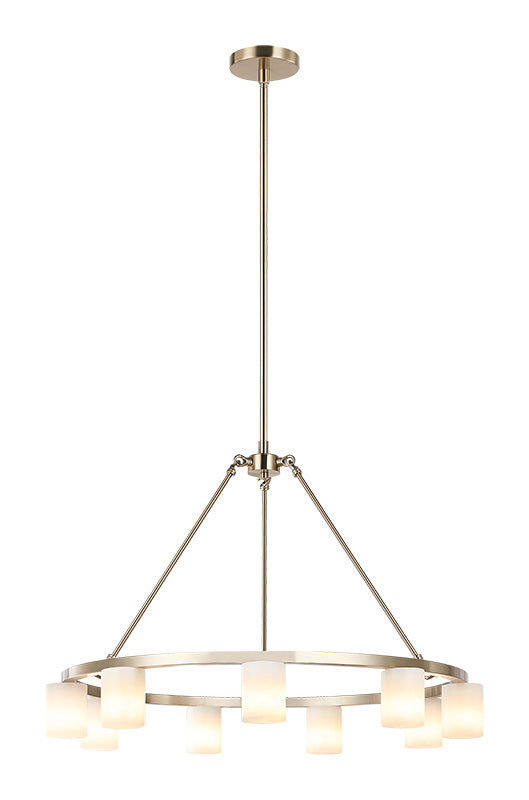Matteo Lighting C42909CG Lindy LED Suspendu en or champagne