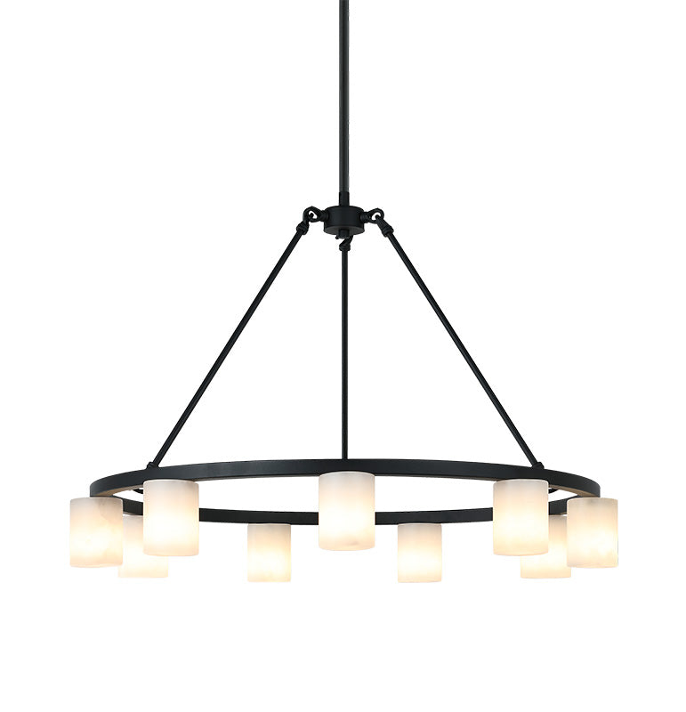 Éclairage LED Matteo C42909MB Lindy Suspendu en noir mat