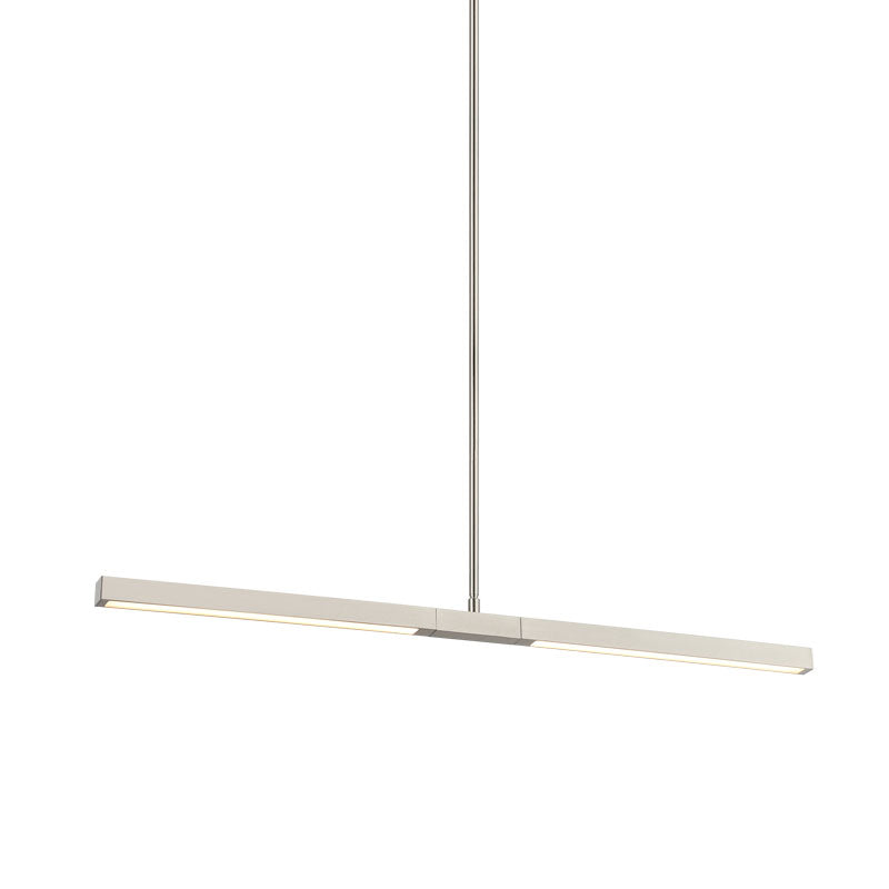 Éclairage linéaire LED Matteo Lighting C43636BN Suspension en nickel brossé