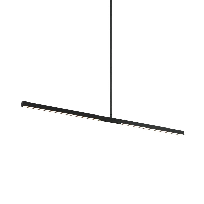 Éclairage linéaire LED Matteo Lighting C43648MB Suspension en noir mat