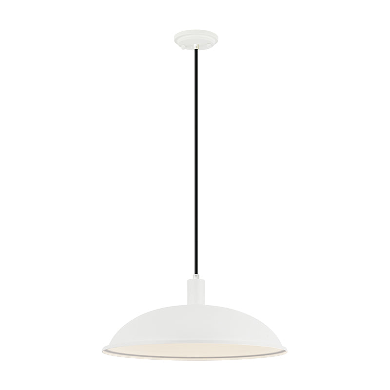 Matteo Lighting C81911MW Farmley Outdoor Pendant in Matte White