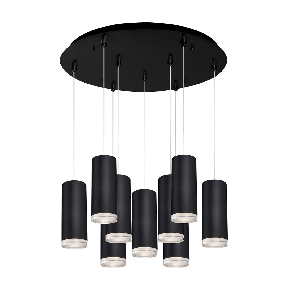 Kuzco Lighting MP401431BK-09 Cameo LED Multi Suspension en noir