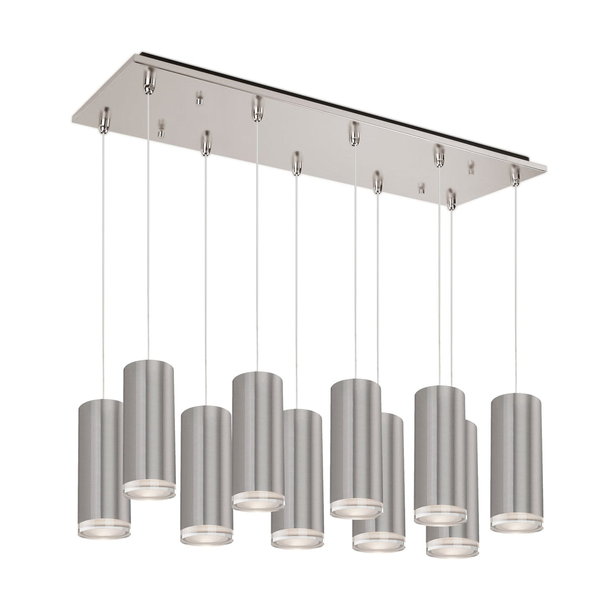Kuzco Lighting MP401431BN-10 Cameo LED Multi Suspension en nickel brossé