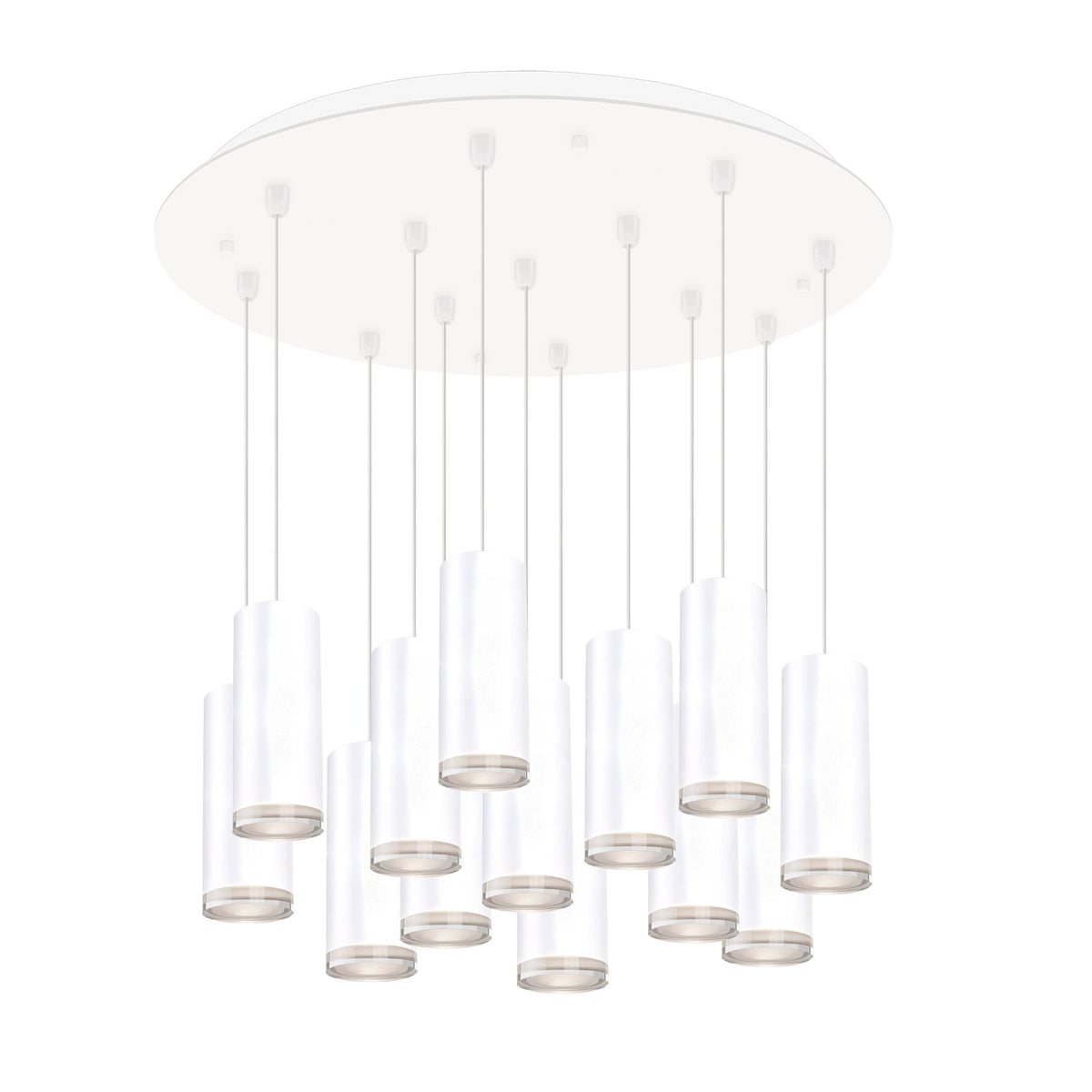 Kuzco Lighting MP401431BK-13 Cameo LED Multi Suspension en noir