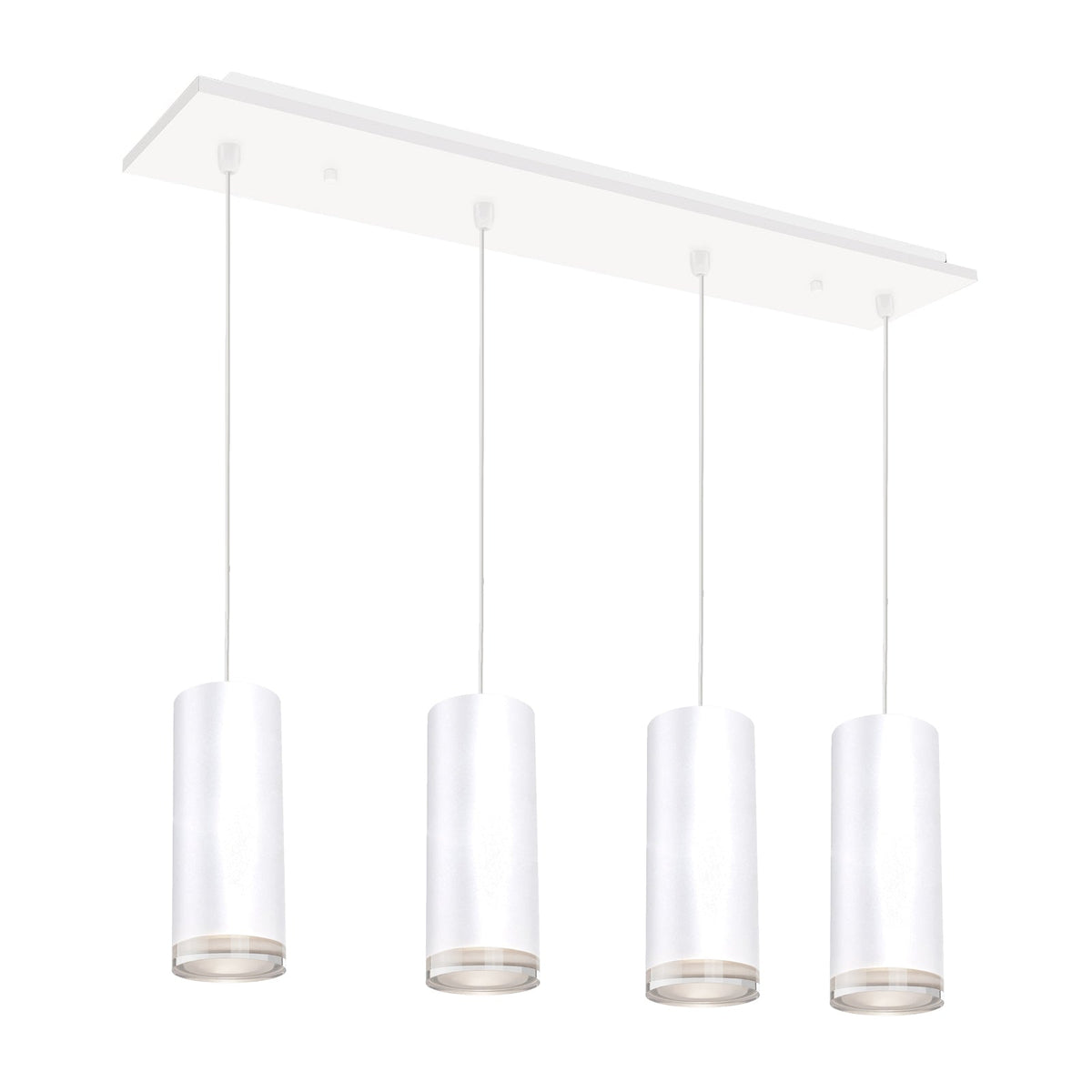 Kuzco Lighting MP401432WH-04 Cameo LED Multi Suspension en blanc