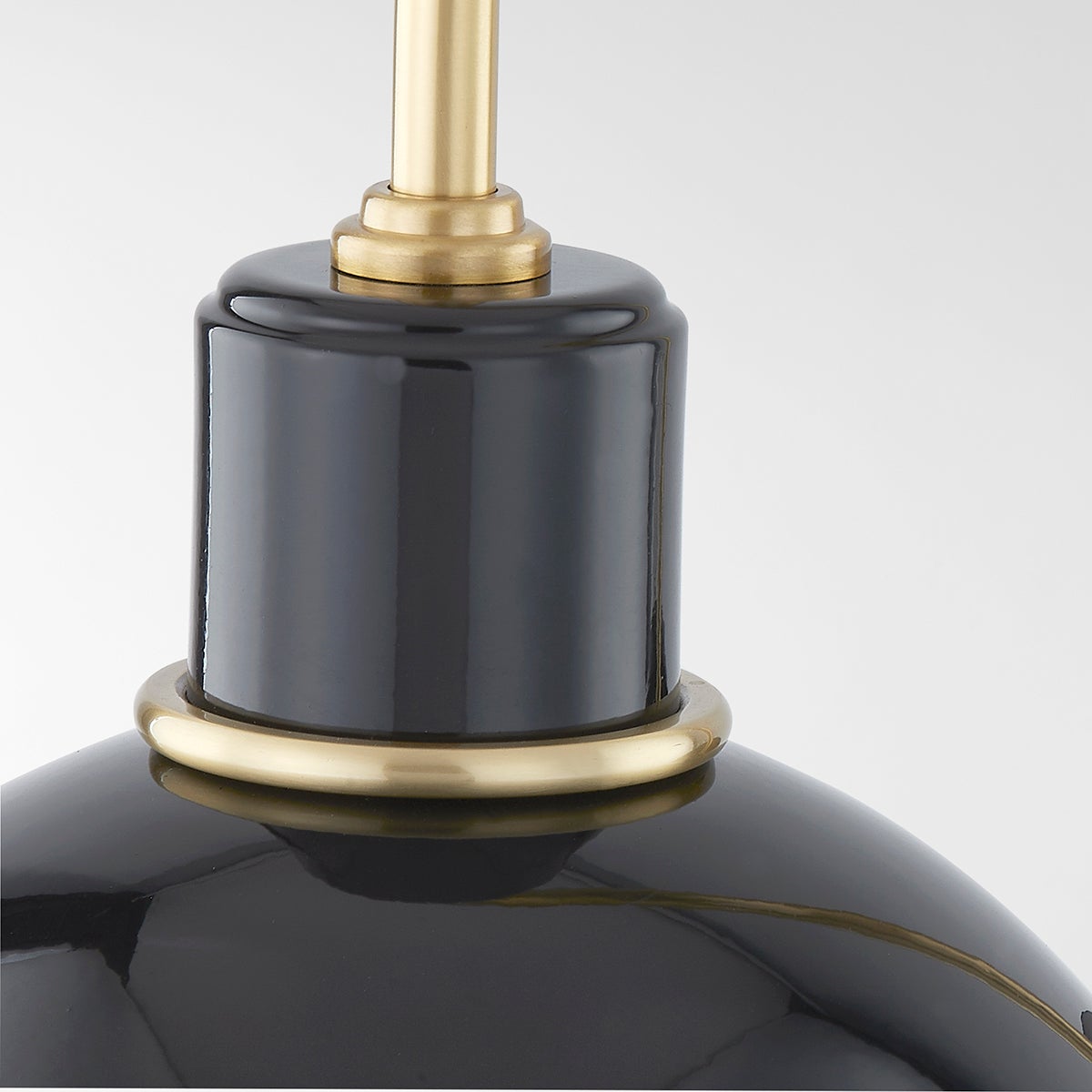 Mitzi H769101-AGB/GBK Camille Wall Sconce in Gloss Black