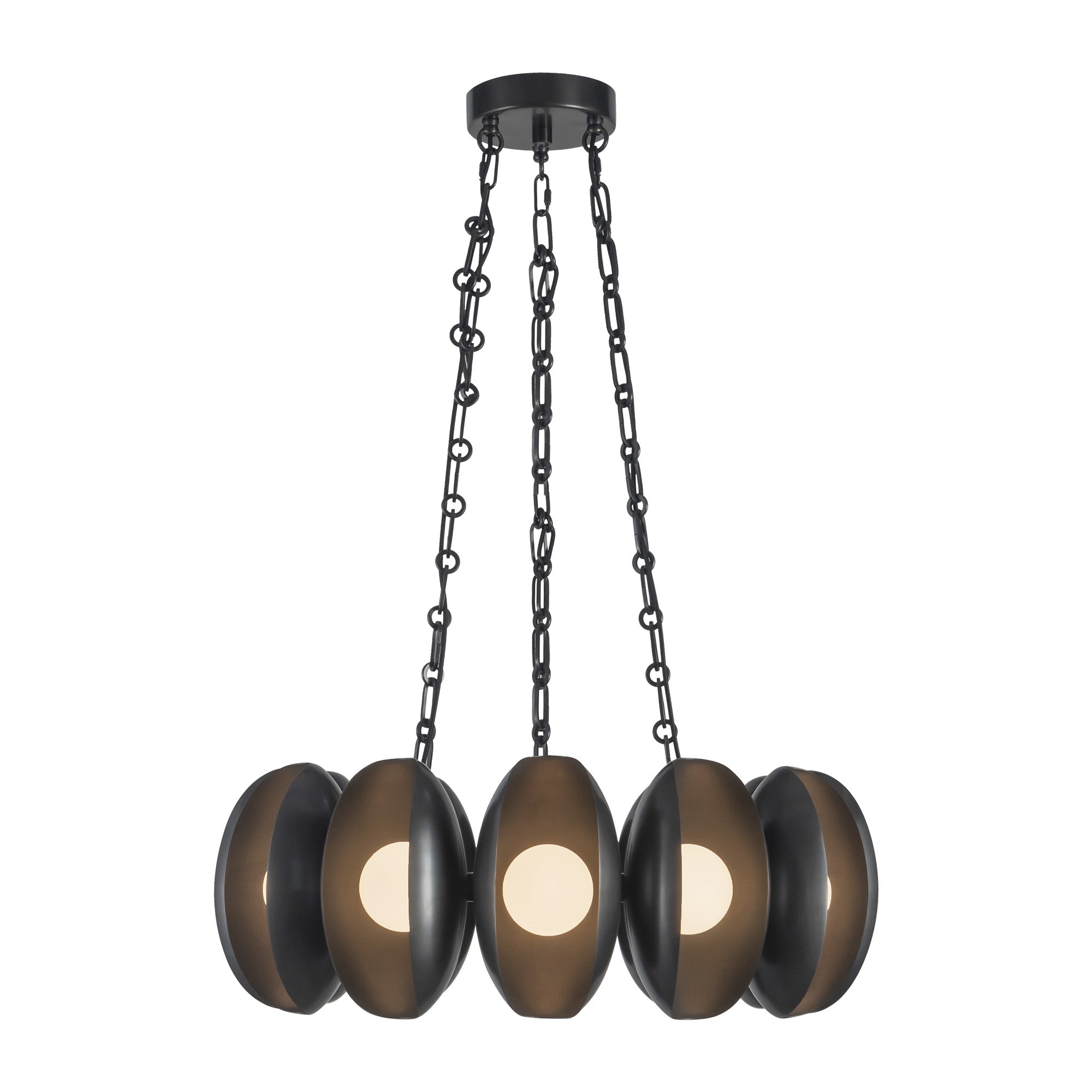 Alora Canada - CH305725AW - LED Chandelier - Cortez - Antique White