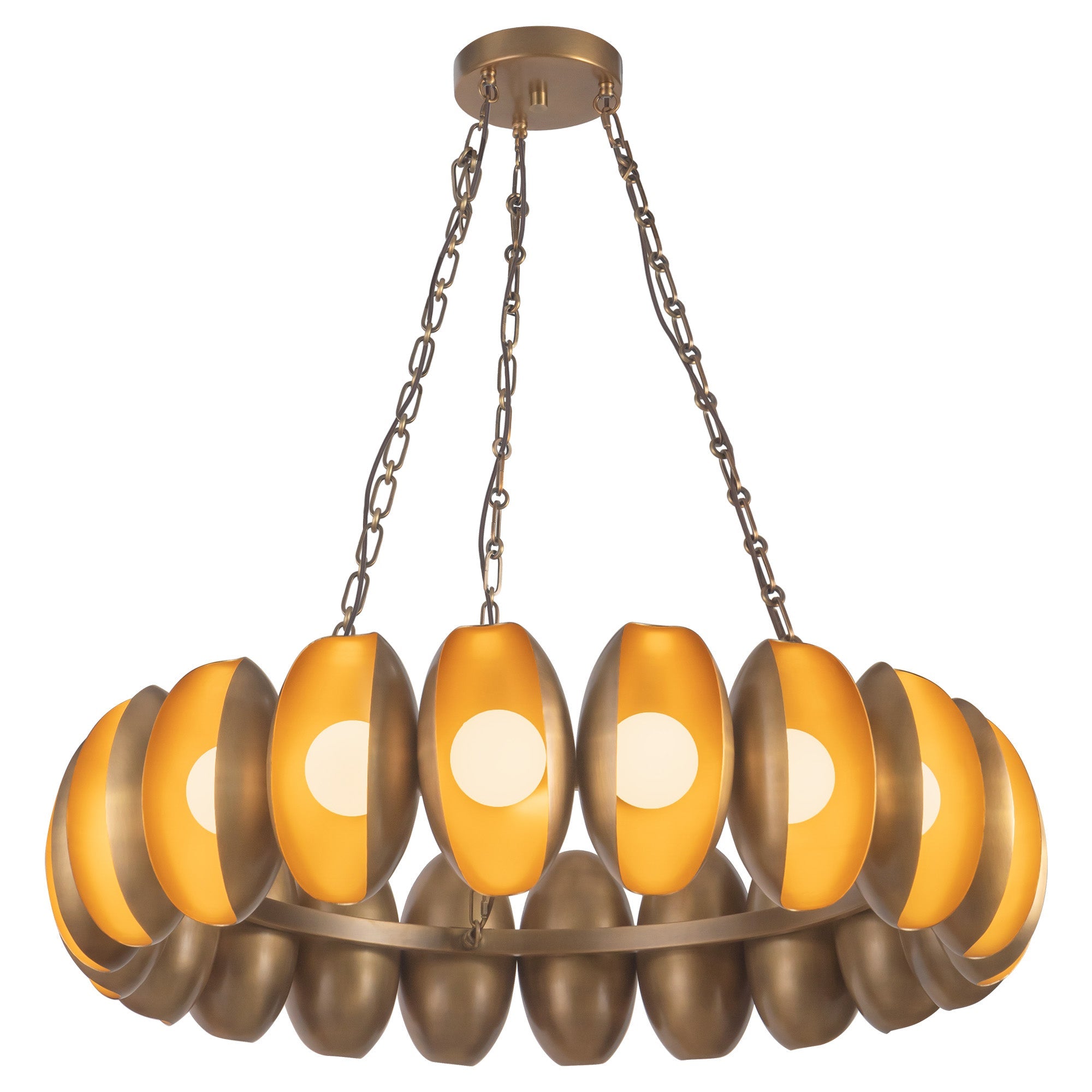 Alora Canada - CH305737AW - LED Chandelier - Cortez - Antique White