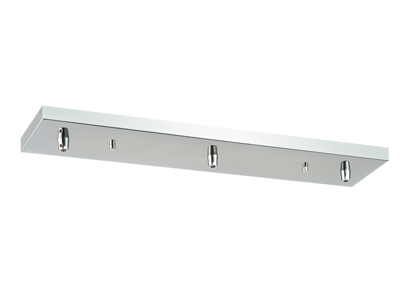 Rosace de plafond linéaire multi-usages Matteo Lighting CP0203CH chromée