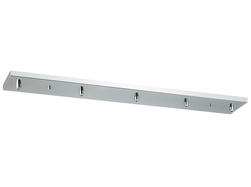 Rosace de plafond linéaire multi-usages Matteo Lighting CP0205CH chromée