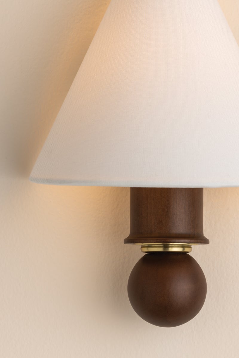 Mitzi H1082101-AGB Candice Wall Sconce in Aged Brass