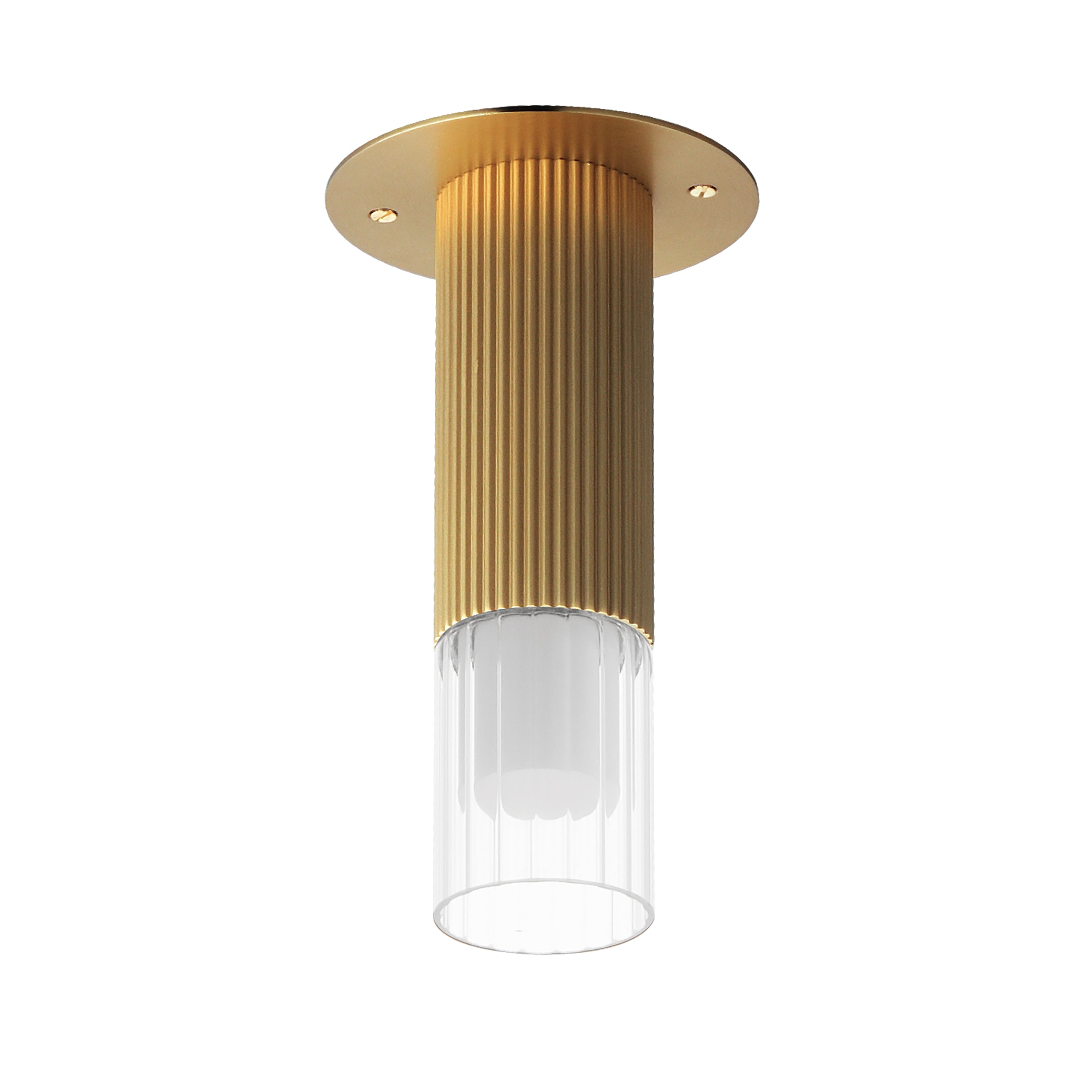 ET2 Lighting E11014-144GLD Reeds LED Flush Mount in Gold
