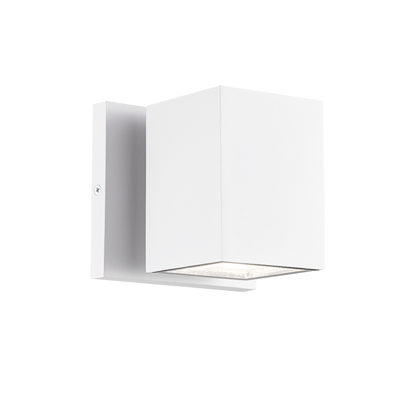 Matteo Lighting E20601MW Kubular LED Outdoor Wall Sconce in Matte White
