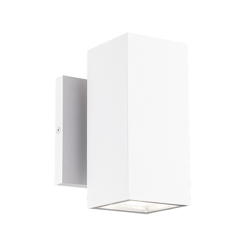Matteo Lighting E20612MW Kubular LED Outdoor Wall Sconce in Matte White
