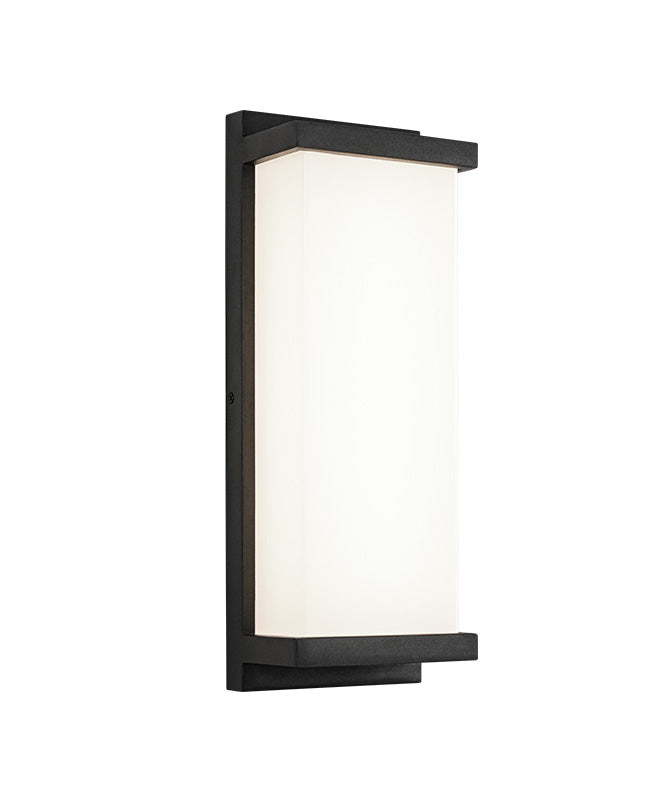 Matteo Lighting E21816MB Luce LED Outdoor Wall Sconce in Matte Black