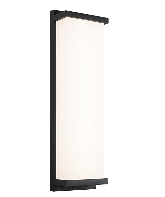 Matteo Lighting E21824MB Luce LED Outdoor Wall Sconce in Matte Black