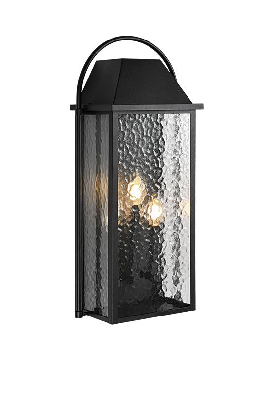 Matteo Lighting E22003MB Dew Outdoor Wall Sconce in Matte Black