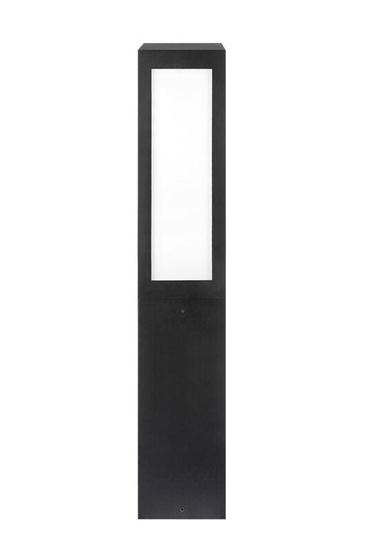 Matteo Lighting E22534MB Rubex LED Outdoor Bollard in Matte Black