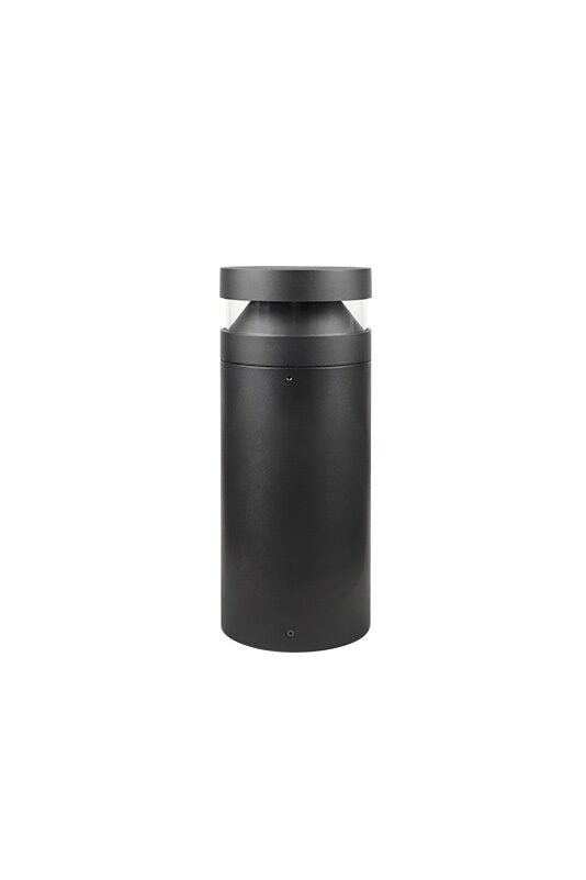 Matteo Lighting E22616MB Vortex LED Outdoor Bollard in Matte Black