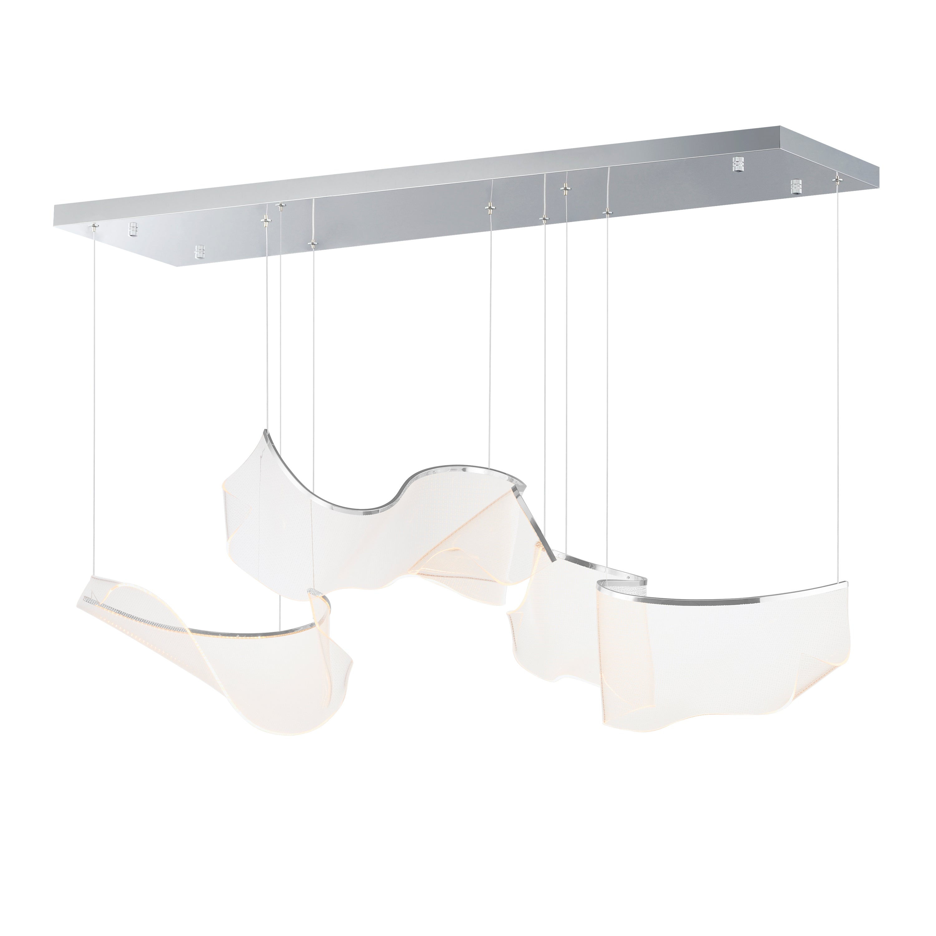 ET2 Lighting E24883-133PC Rinkle Modular LED Pendant in Polished Chrome